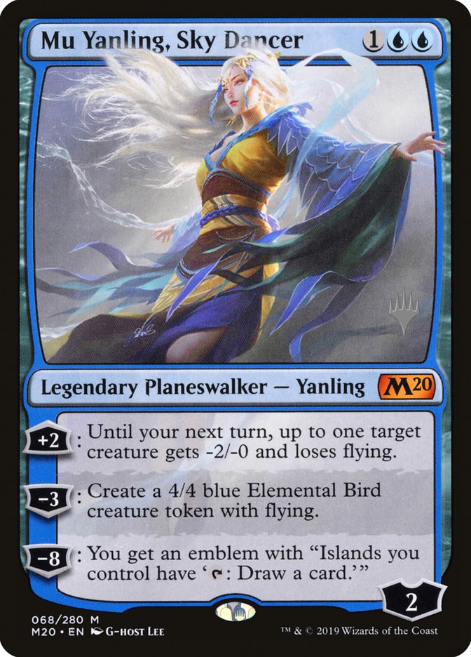 Mu Yanling, Sky Dancer (Promo Pack) [Core Set 2020 Promos] | Dragon's Lair Comics and Fantasy Houston TX