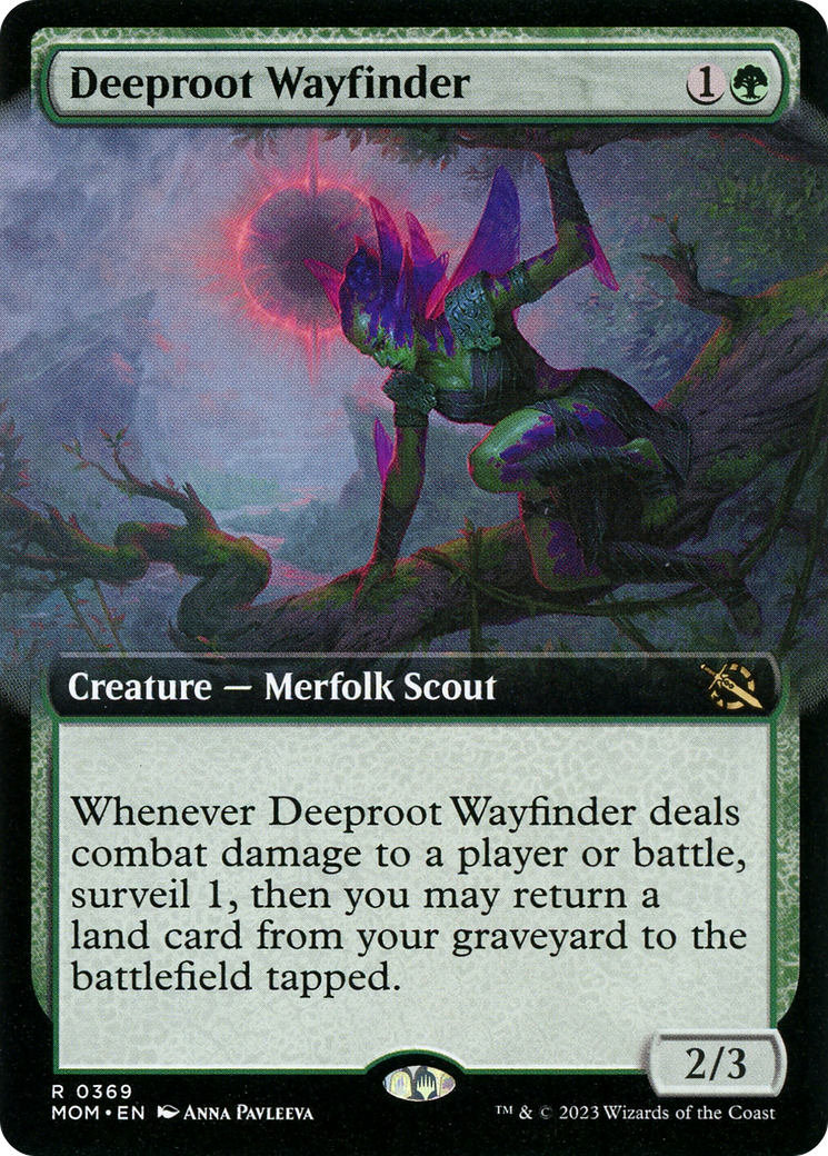 Deeproot Wayfinder (Extended Art) [March of the Machine] | Dragon's Lair Comics and Fantasy Houston TX