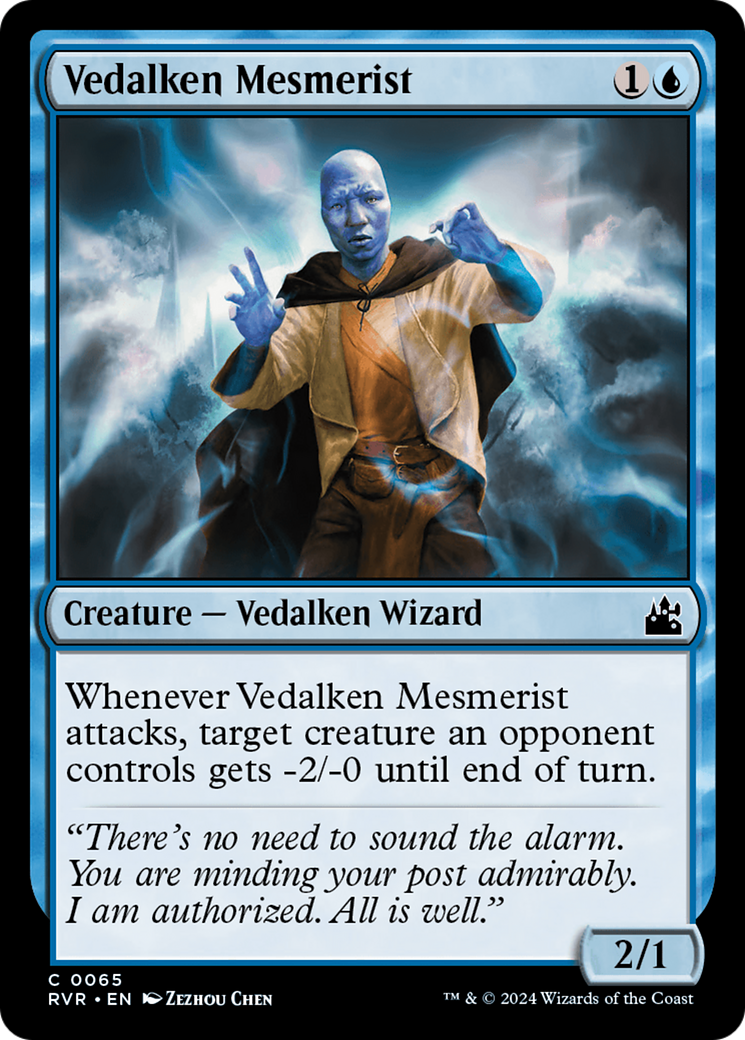 Vedalken Mesmerist [Ravnica Remastered] | Dragon's Lair Comics and Fantasy Houston TX