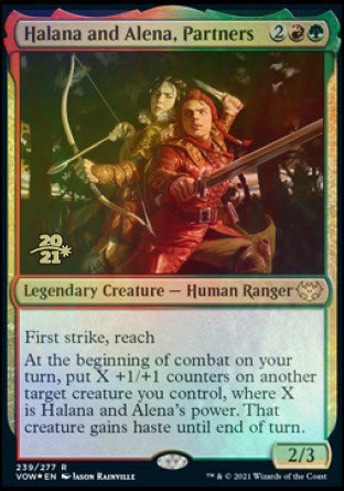 Halana and Alena, Partners [Innistrad: Crimson Vow Prerelease Promos] | Dragon's Lair Comics and Fantasy Houston TX