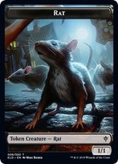 Rat // Food (17) Double-Sided Token [Throne of Eldraine Tokens] | Dragon's Lair Comics and Fantasy Houston TX