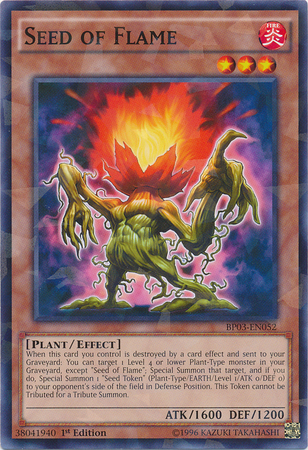 Seed of Flame [BP03-EN052] Shatterfoil Rare | Dragon's Lair Comics and Fantasy Houston TX