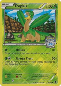 Tropius (5/101) (National Championship Promo) [Black & White: Plasma Blast] | Dragon's Lair Comics and Fantasy Houston TX