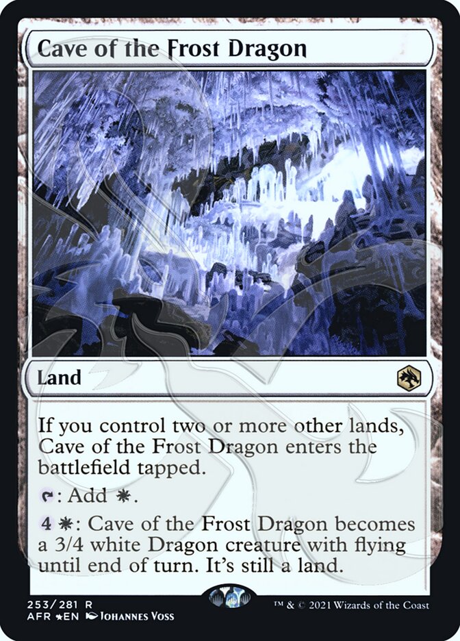 Cave of the Frost Dragon (Ampersand Promo) [Dungeons & Dragons: Adventures in the Forgotten Realms Promos] | Dragon's Lair Comics and Fantasy Houston TX