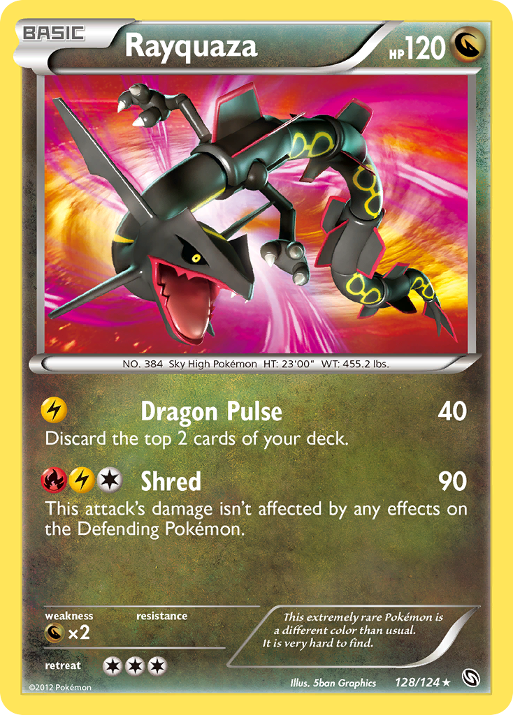 Rayquaza (128/124) [Black & White: Dragons Exalted] | Dragon's Lair Comics and Fantasy Houston TX