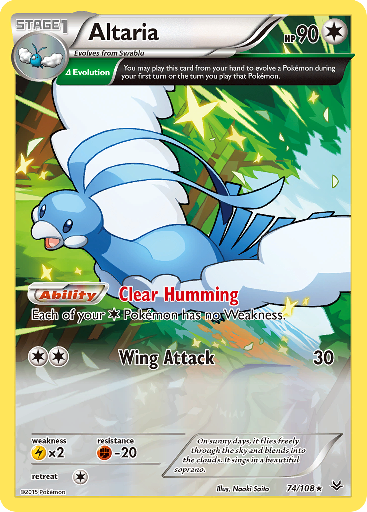 Altaria (74/108) [XY: Roaring Skies] | Dragon's Lair Comics and Fantasy Houston TX