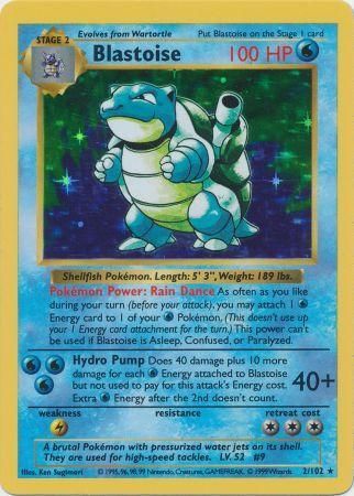 Blastoise (2/102) [Base Set Shadowless Unlimited] | Dragon's Lair Comics and Fantasy Houston TX