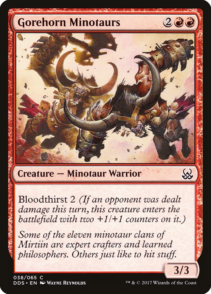 Gorehorn Minotaurs [Duel Decks: Mind vs. Might] | Dragon's Lair Comics and Fantasy Houston TX