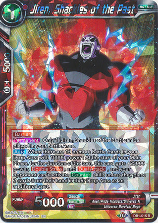 Jiren, Shackles of the Past (DB1-015) [Dragon Brawl] | Dragon's Lair Comics and Fantasy Houston TX