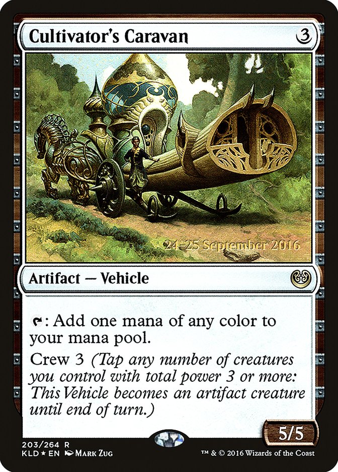 Cultivator's Caravan [Kaladesh Prerelease Promos] | Dragon's Lair Comics and Fantasy Houston TX