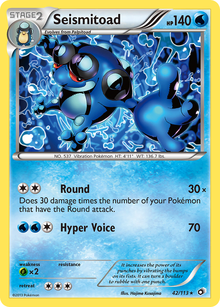 Seismitoad (42/113) [Black & White: Legendary Treasures] | Dragon's Lair Comics and Fantasy Houston TX