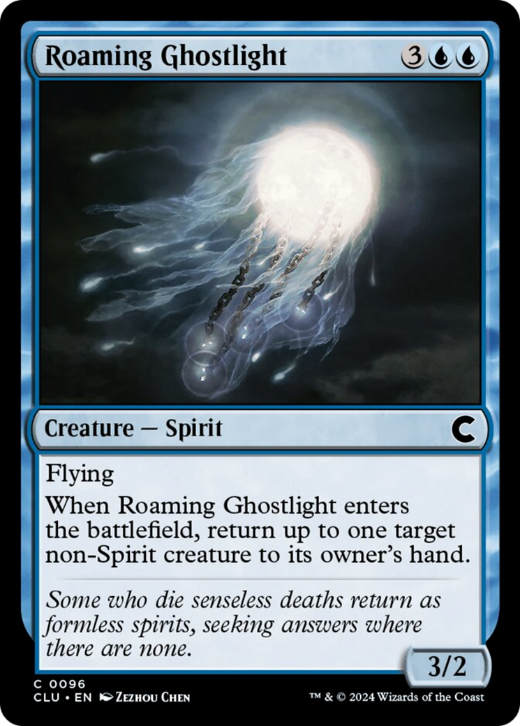 Roaming Ghostlight [Ravnica: Clue Edition] | Dragon's Lair Comics and Fantasy Houston TX