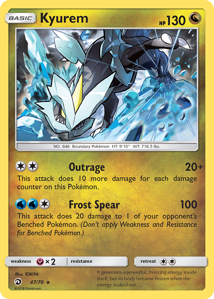 Kyurem (47/70) [Sun & Moon: Dragon Majesty] | Dragon's Lair Comics and Fantasy Houston TX