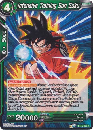 Intensive Training Son Goku (BT10-066) [Rise of the Unison Warrior] | Dragon's Lair Comics and Fantasy Houston TX