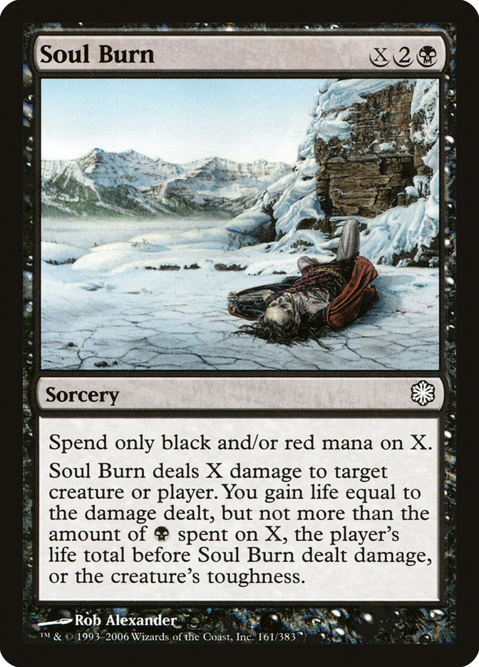 Soul Burn [Coldsnap Theme Decks] | Dragon's Lair Comics and Fantasy Houston TX