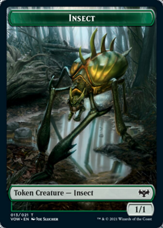 Insect // Boar Double-Sided Token [Innistrad: Crimson Vow Tokens] | Dragon's Lair Comics and Fantasy Houston TX