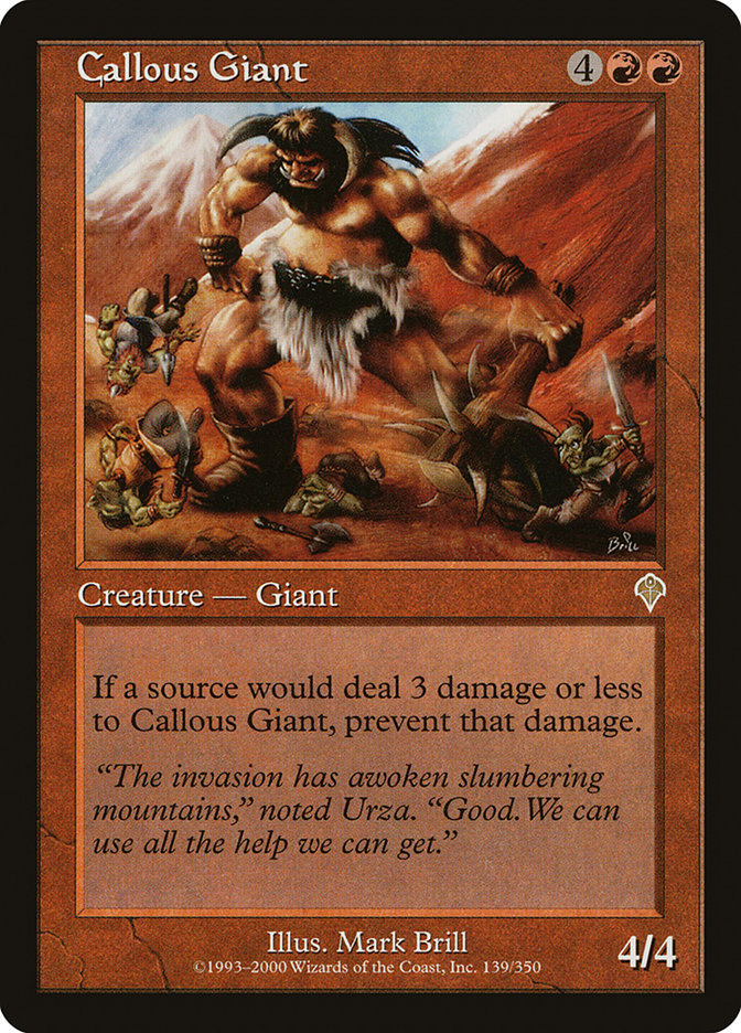 Callous Giant [Invasion] | Dragon's Lair Comics and Fantasy Houston TX