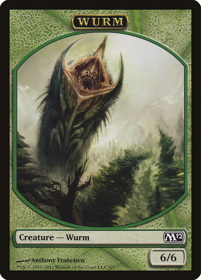 Wurm Token [Magic 2012 Tokens] | Dragon's Lair Comics and Fantasy Houston TX