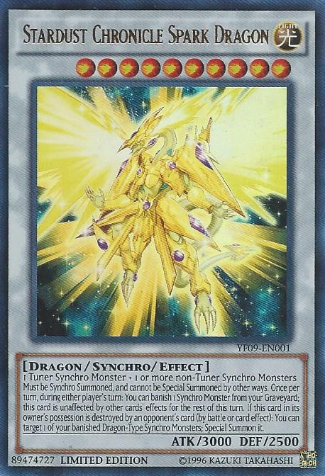 Stardust Chronicle Spark Dragon [YF09-EN001] Ultra Rare | Dragon's Lair Comics and Fantasy Houston TX