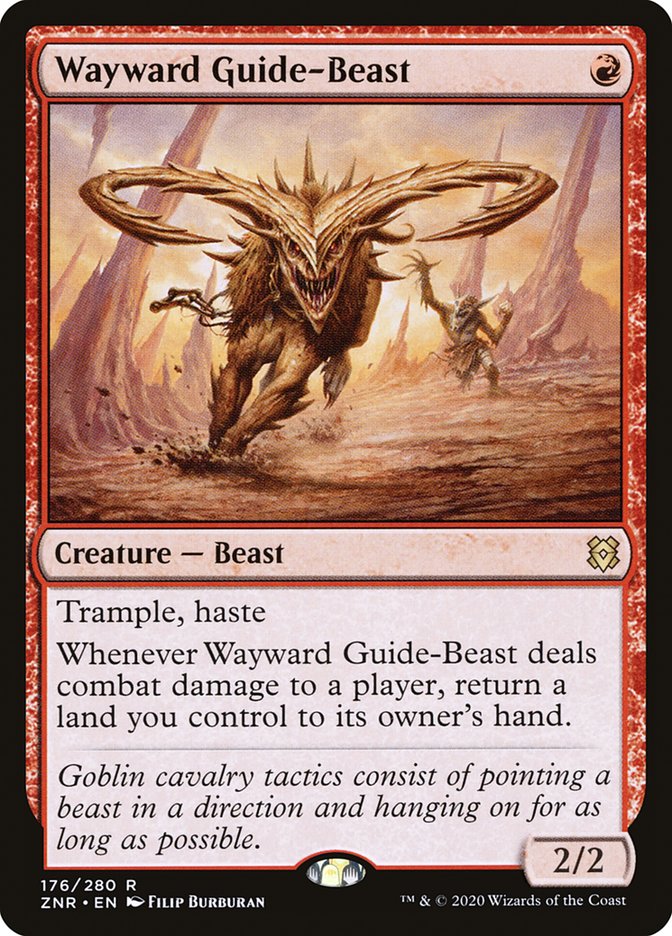 Wayward Guide-Beast [Zendikar Rising] | Dragon's Lair Comics and Fantasy Houston TX