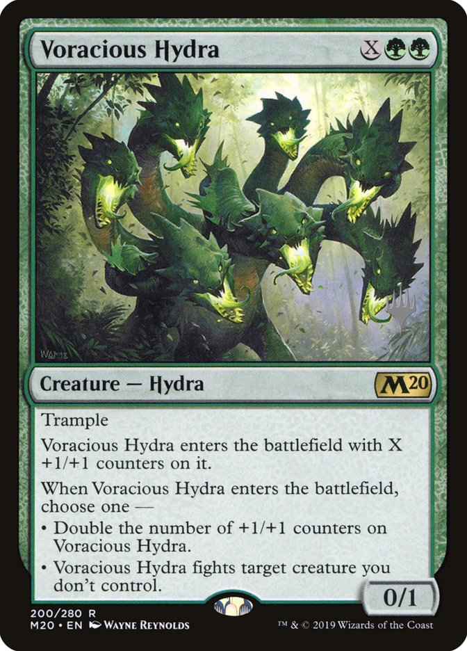 Voracious Hydra (Promo Pack) [Core Set 2020 Promos] | Dragon's Lair Comics and Fantasy Houston TX