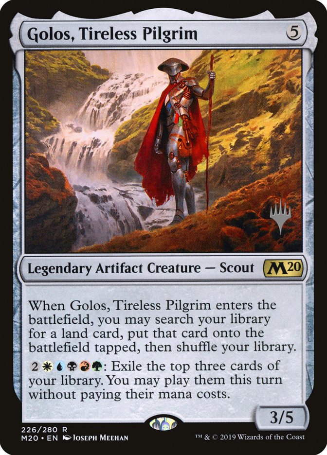 Golos, Tireless Pilgrim (Promo Pack) [Core Set 2020 Promos] | Dragon's Lair Comics and Fantasy Houston TX