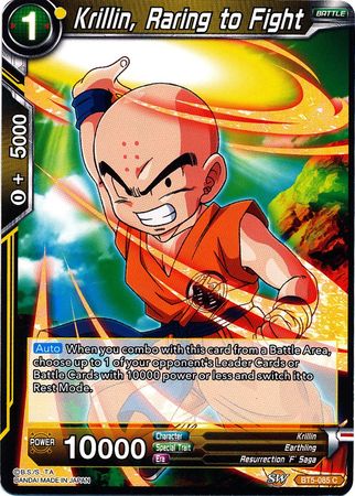 Krillin, Raring to Fight (BT5-085) [Miraculous Revival] | Dragon's Lair Comics and Fantasy Houston TX