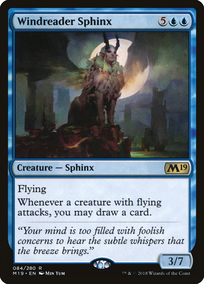 Windreader Sphinx [Core Set 2019] | Dragon's Lair Comics and Fantasy Houston TX