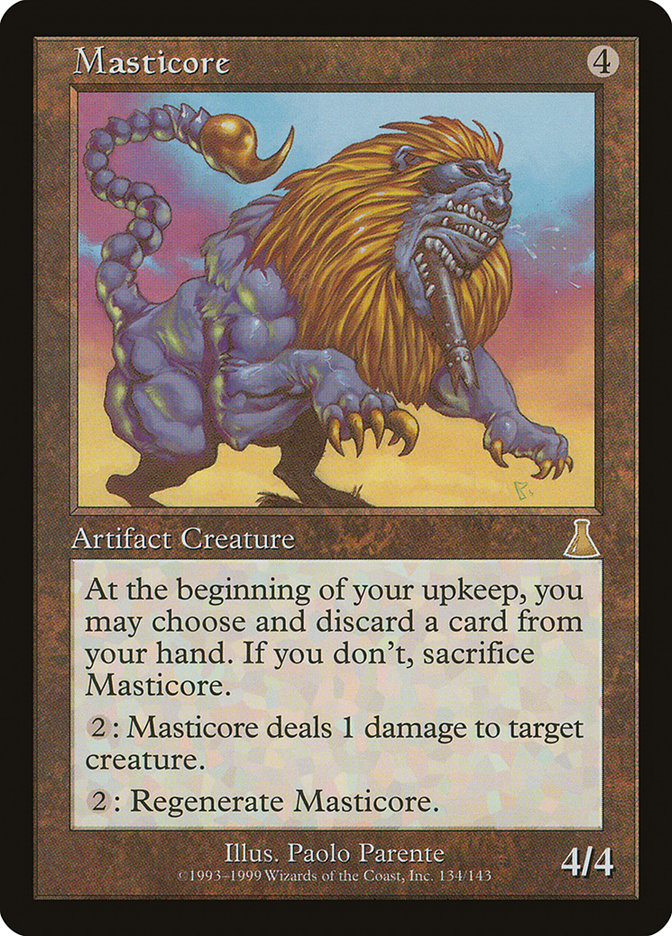 Masticore [Urza's Destiny] | Dragon's Lair Comics and Fantasy Houston TX