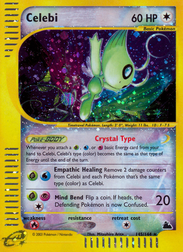 Celebi (145/144) [Skyridge] | Dragon's Lair Comics and Fantasy Houston TX