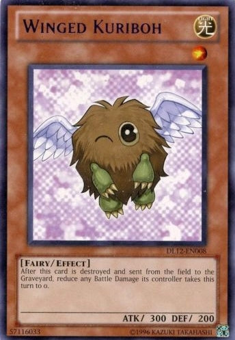 Winged Kuriboh (Purple) [DL12-EN008] Rare | Dragon's Lair Comics and Fantasy Houston TX