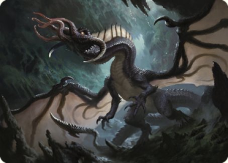 Brainstealer Dragon Art Card [Commander Legends: Battle for Baldur's Gate Art Series] | Dragon's Lair Comics and Fantasy Houston TX