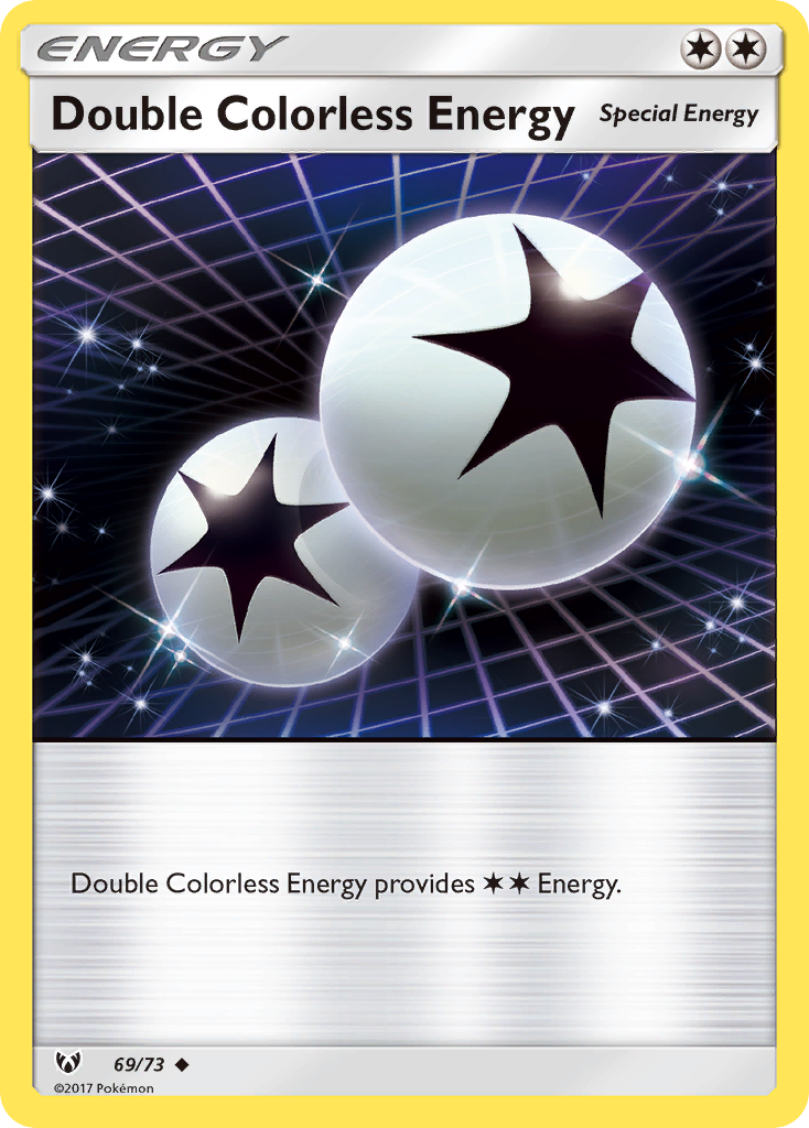 Double Colorless Energy (69/73) [Sun & Moon: Shining Legends] | Dragon's Lair Comics and Fantasy Houston TX