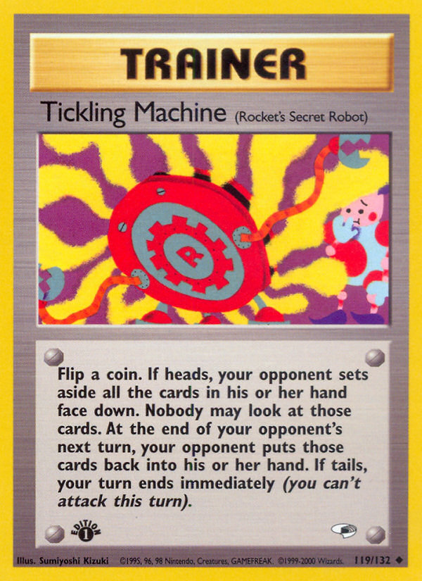 Tickling Machine (119/132) [Gym Heroes 1st Edition] | Dragon's Lair Comics and Fantasy Houston TX