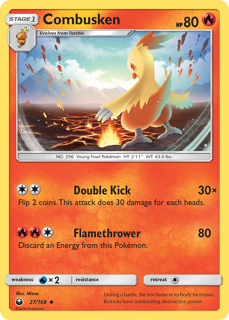 Combusken (27/168) [Sun & Moon: Celestial Storm] | Dragon's Lair Comics and Fantasy Houston TX