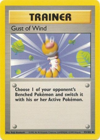 Gust of Wind (93/102) [Base Set Unlimited] | Dragon's Lair Comics and Fantasy Houston TX