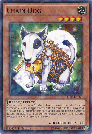 Chain Dog [BP03-EN080] Shatterfoil Rare | Dragon's Lair Comics and Fantasy Houston TX