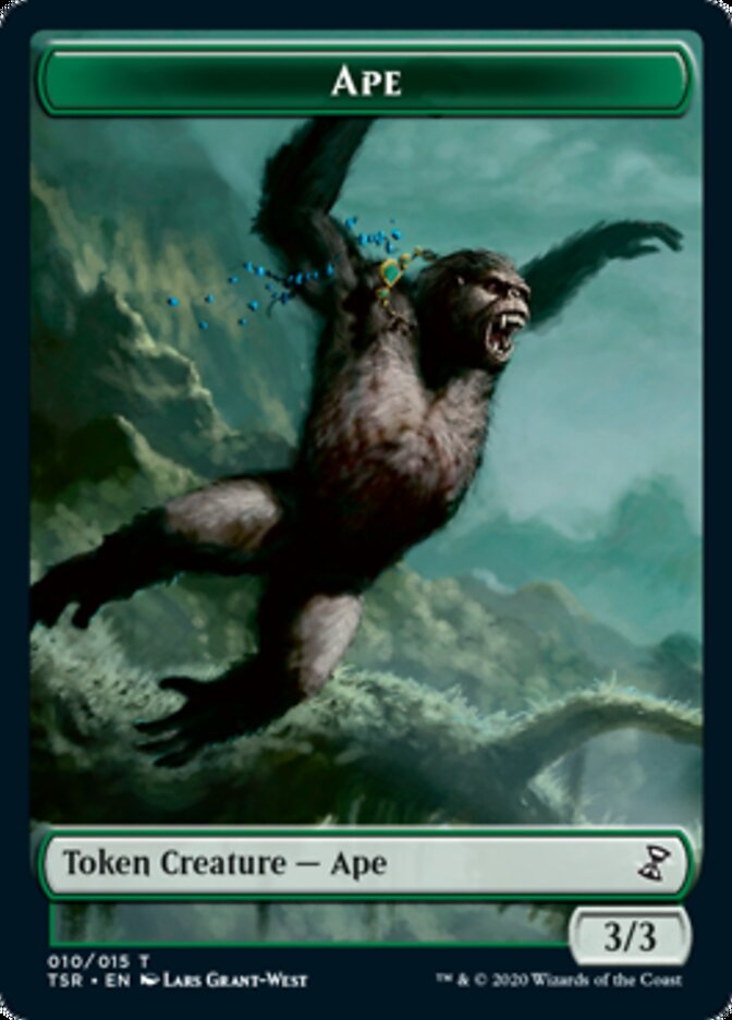 Ape Token [Time Spiral Remastered Tokens] | Dragon's Lair Comics and Fantasy Houston TX