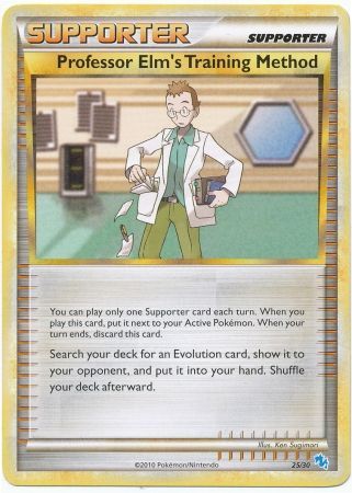 Professor Elm's Training Method (25/30) [HeartGold & SoulSilver: Trainer Kit - Gyarados] | Dragon's Lair Comics and Fantasy Houston TX