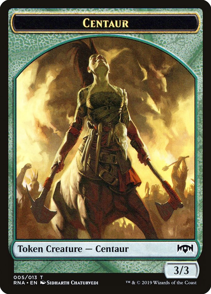 Centaur Token [Ravnica Allegiance Tokens] | Dragon's Lair Comics and Fantasy Houston TX