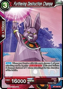 Furthering Destruction Champa (BT1-005) [Galactic Battle] | Dragon's Lair Comics and Fantasy Houston TX