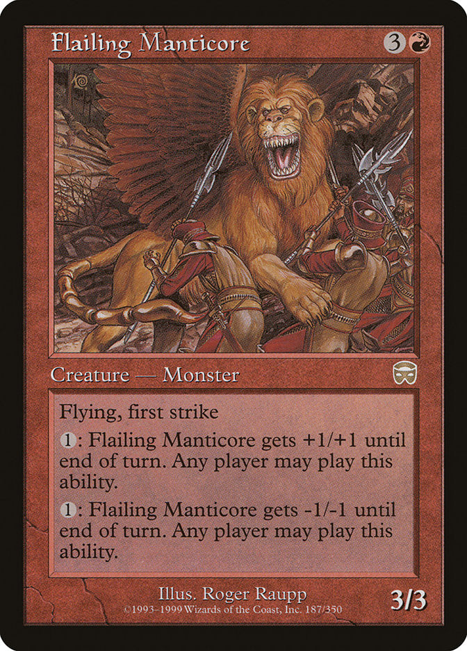 Flailing Manticore [Mercadian Masques] | Dragon's Lair Comics and Fantasy Houston TX