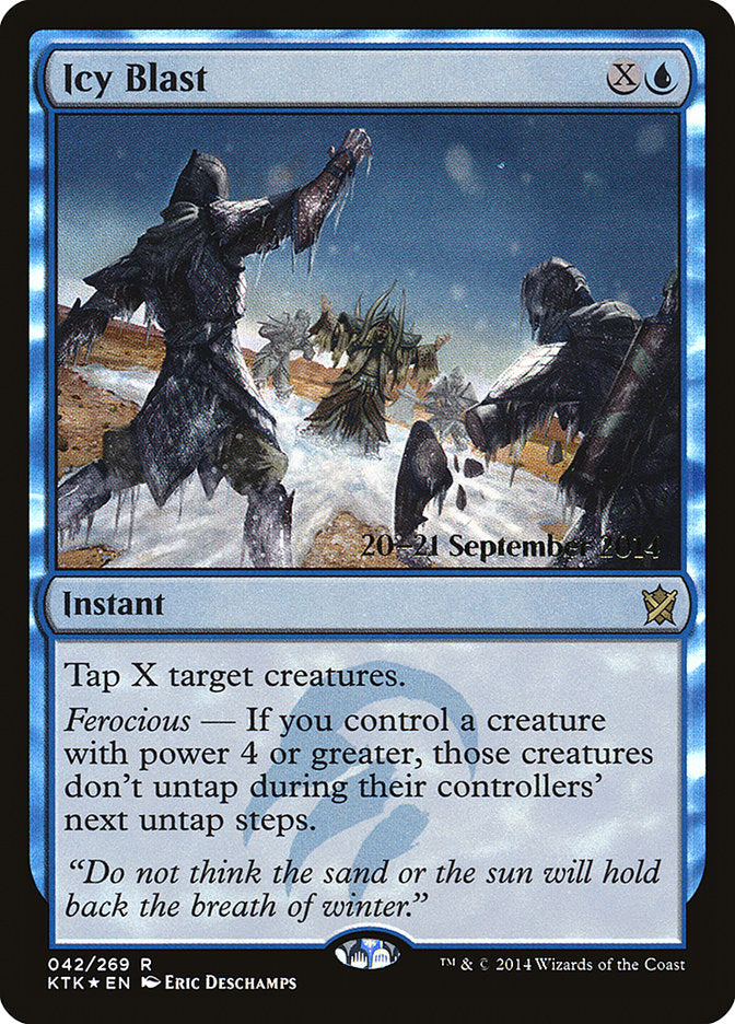 Icy Blast [Khans of Tarkir Prerelease Promos] | Dragon's Lair Comics and Fantasy Houston TX