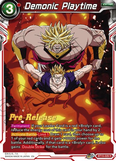 Demonic Playtime (BT15-029) [Saiyan Showdown Prerelease Promos] | Dragon's Lair Comics and Fantasy Houston TX