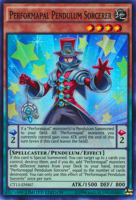 Performapal Pendulum Sorcerer [CT13-EN007] Super Rare | Dragon's Lair Comics and Fantasy Houston TX