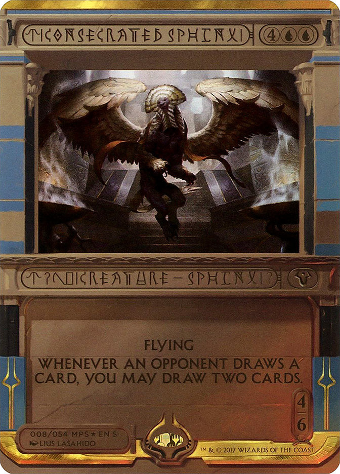 Consecrated Sphinx (Invocation) [Amonkhet Invocations] | Dragon's Lair Comics and Fantasy Houston TX