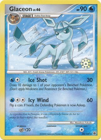 Glaceon (20/100) [Countdown Calendar Promos] | Dragon's Lair Comics and Fantasy Houston TX