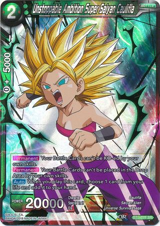 Unstoppable Ambition Super Saiyan Caulifla (BT3-078) [Cross Worlds] | Dragon's Lair Comics and Fantasy Houston TX