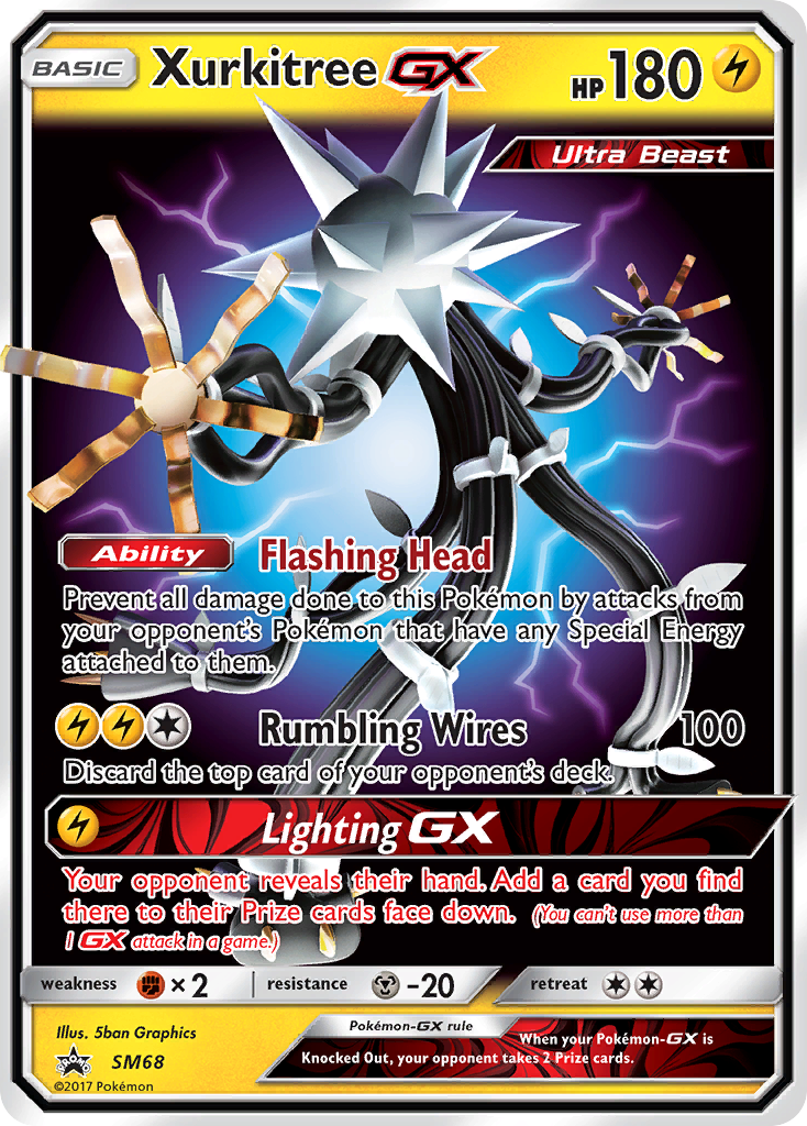 Xurkitree GX (SM68) [Sun & Moon: Black Star Promos] | Dragon's Lair Comics and Fantasy Houston TX