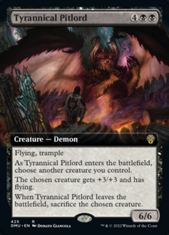 Tyrannical Pitlord (Extended Art) [Dominaria United] | Dragon's Lair Comics and Fantasy Houston TX